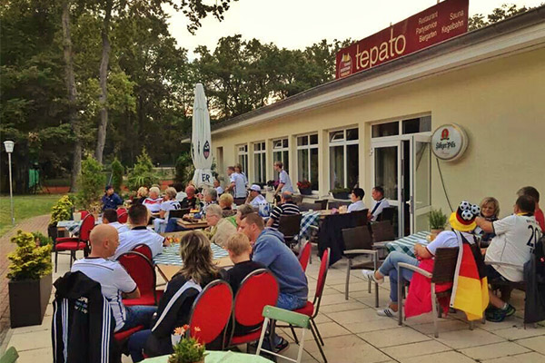 Terrasse des Restaurant Tepato